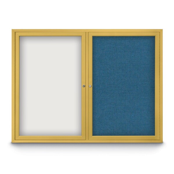 Corkboard, Surf/Bronze, 42" x 32"